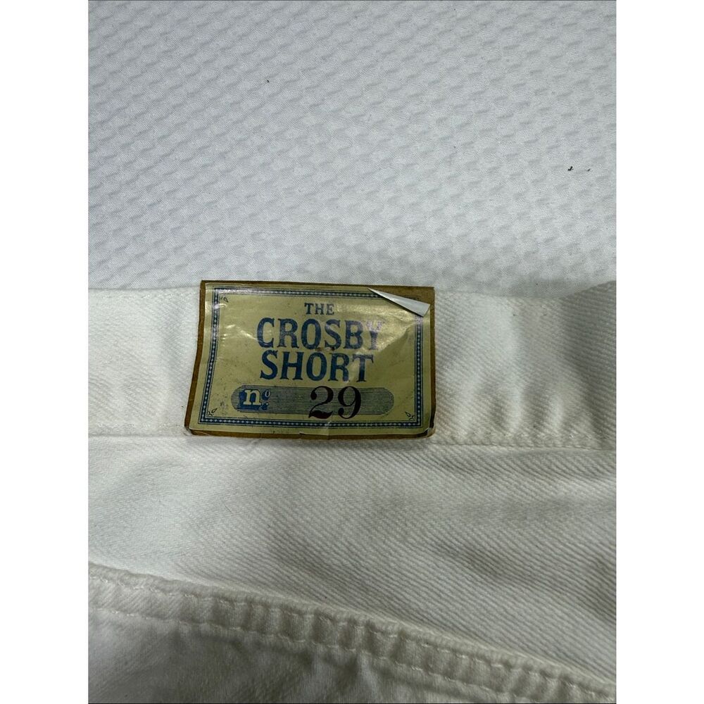 NWT Polo Ralph Lauren White Denim Raw-Hem Crosby Shorts Size 29 - Picture 5 of 11
